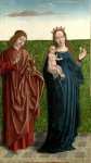 Master of the Saint Bartholomew Altarpiece - Saints Peter and Dorothy (1)